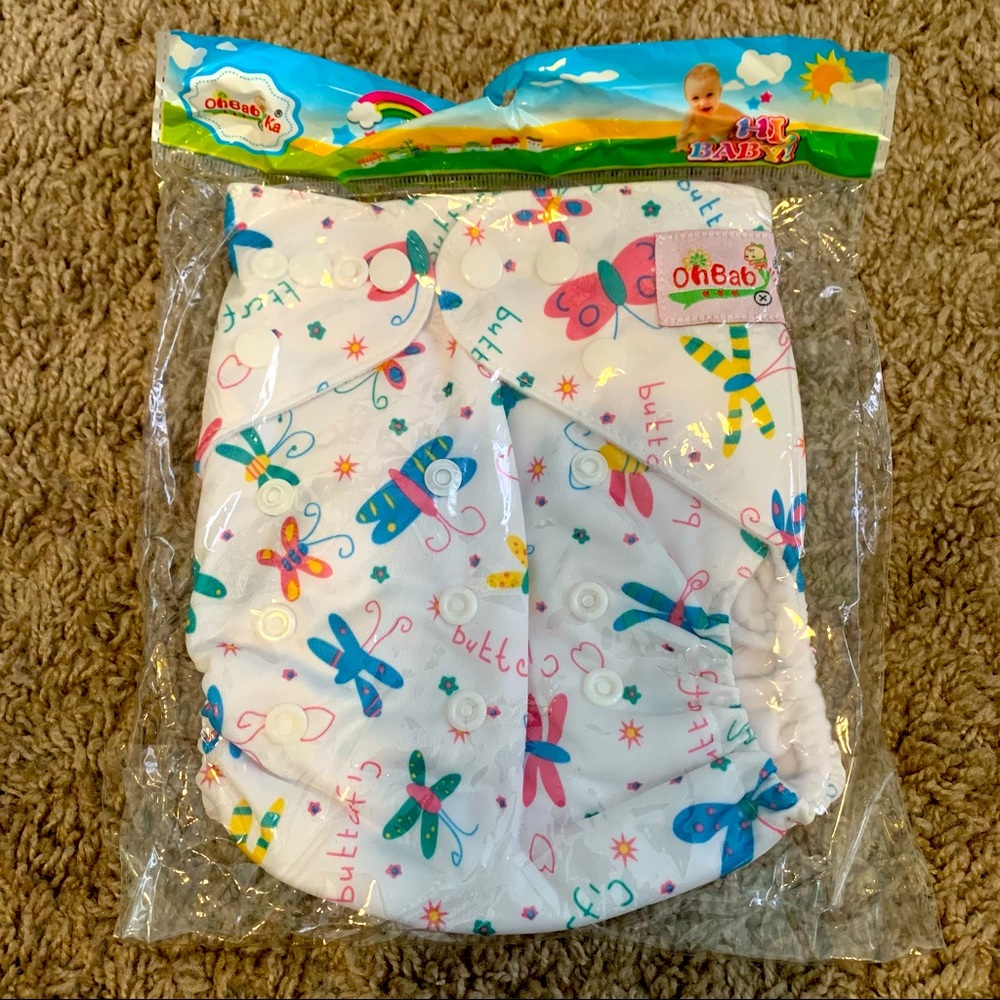 🔸(3/$15) Ohbabyka Cloth Diaper NWT